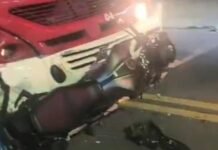 Colisão entre moto e ônibus deixa mulher morta no Parque das Laranjeiras em Manaus