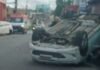 Veículo perde controle e quase atinge residência no Novo Aleixo em Manaus