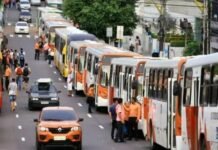 Ônibus voltam a circular após justiça limitar greve em Manaus