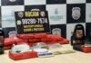 Polícia encontra mais de quinze quilos de entorpecentes escondidos em imóvel abandonado em Manaus