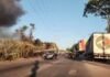 Princípio de incêndio atinge vegetação no Parque Mauá em Manaus